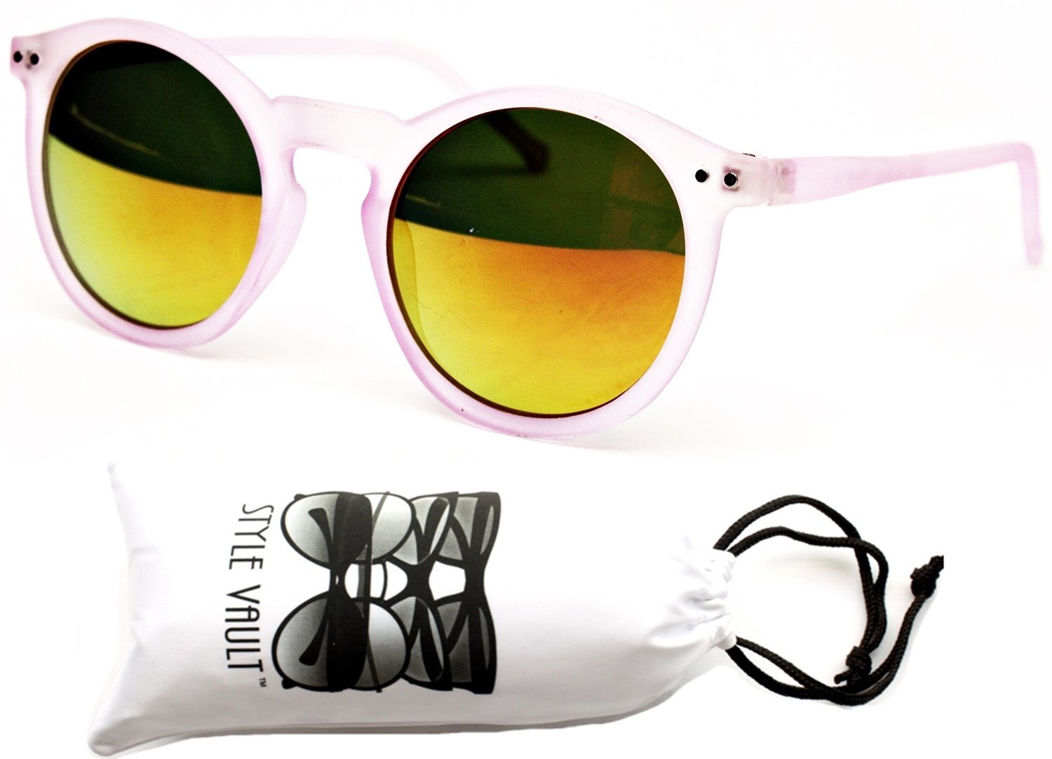 V118-vp Style Vault Round 80s Sunglasses /Glasses